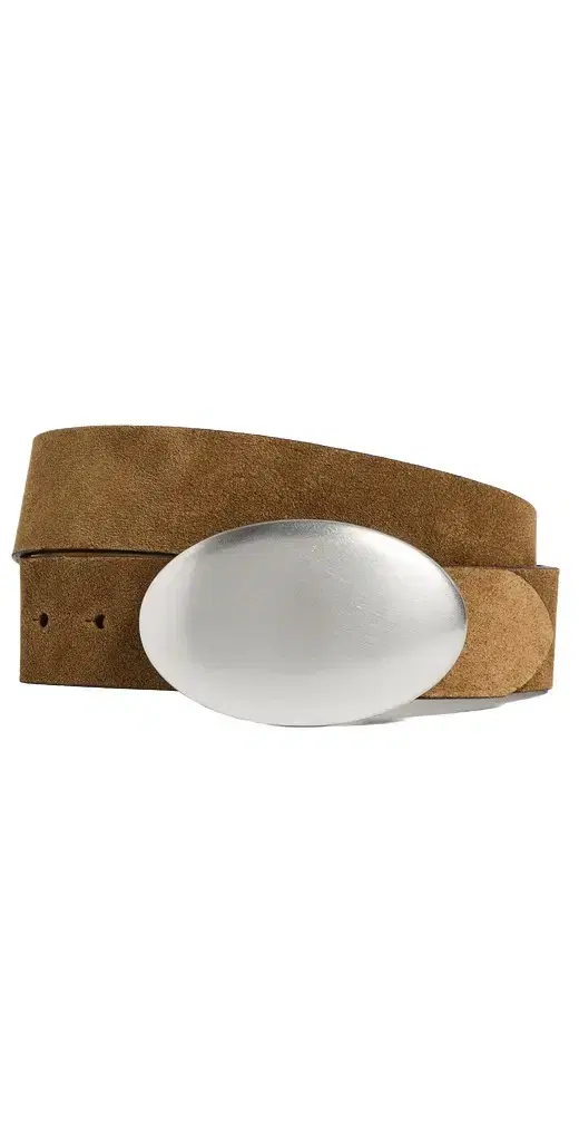 Madewell Oval Plaque Buckle Belt