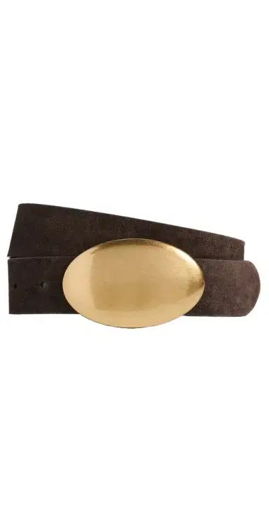Madewell Oval Plaque Buckle Belt | Thumbnail 1