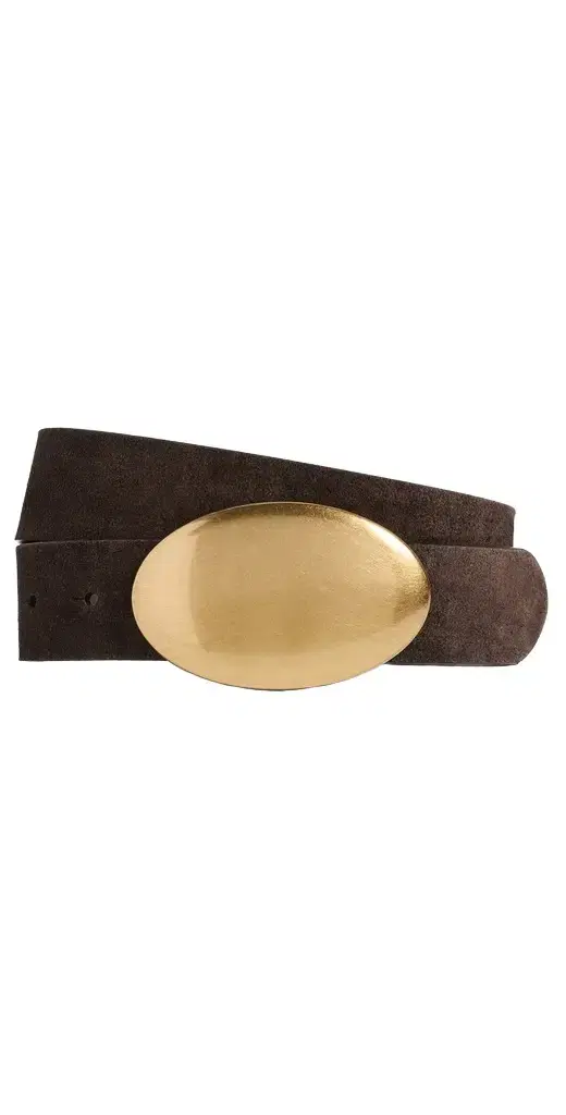 Madewell Oval Plaque Buckle Belt
