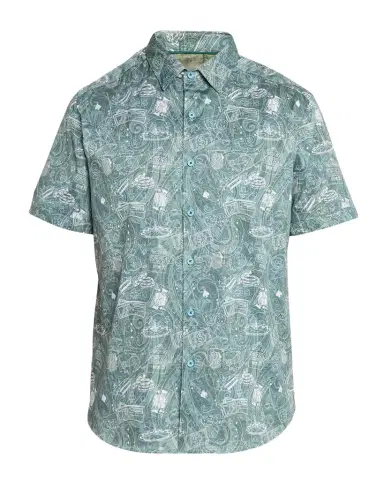 Robert Graham The Vault Printed Stretch-Cotton Short-Sleeve Shirt | Thumbnail 1