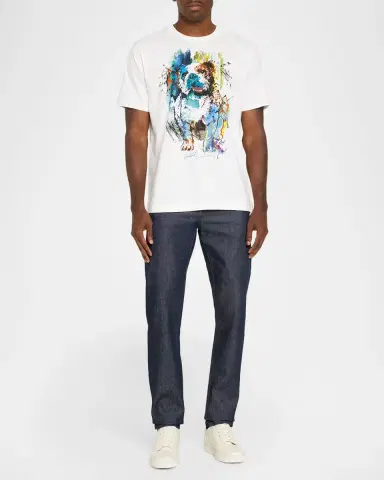 Robert Graham Ruff Sketch Graphic Cotton T-Shirt | Thumbnail 2