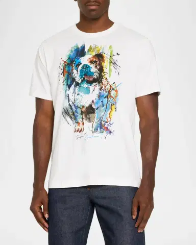 Robert Graham Ruff Sketch Graphic Cotton T-Shirt | Thumbnail 4
