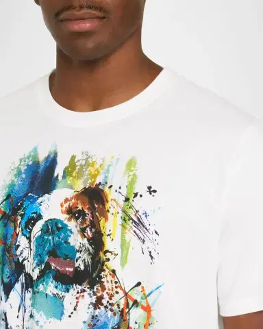 Robert Graham Ruff Sketch Graphic Cotton T-Shirt | Thumbnail 5