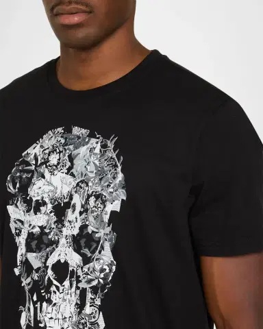 Robert Graham Hallow Bones Graphic Cotton T-Shirt | Thumbnail 5