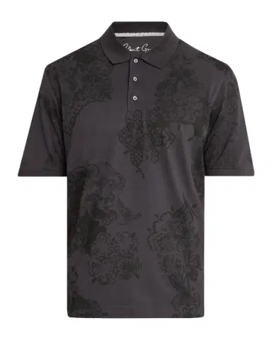 Robert Graham Linford Cotton Knit Polo Shirt | Thumbnail 1