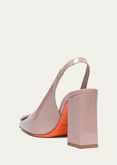 Santoni Peaches 85mm Slingback Pumps | Thumbnail 2 Santoni Peaches 85mm Slingback Pumps | Thumbnail 2
