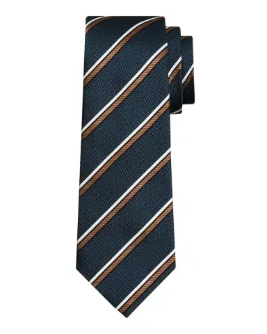 Kiton Men's Multi-Stripe Silk Tie | Thumbnail 2 Kiton Men's Multi-Stripe Silk Tie | Thumbnail 2