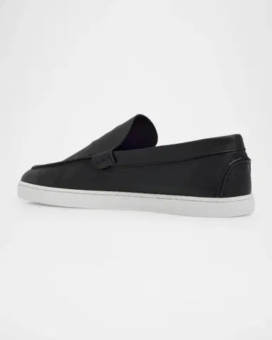 Christian Louboutin Men's NeoCL Leather Boat Shoes | Thumbnail 4 Christian Louboutin Men's NeoCL Leather Boat Shoes | Thumbnail 4