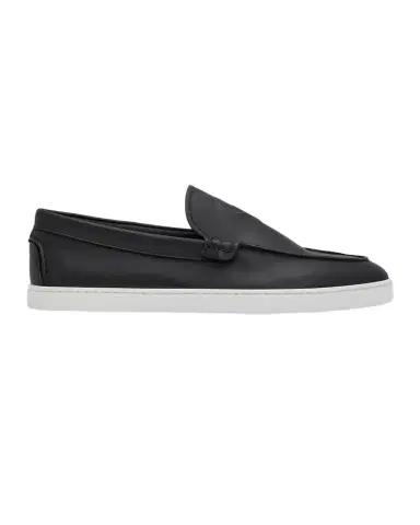 Christian Louboutin Men's NeoCL Leather Boat Shoes | Thumbnail 1 Christian Louboutin Men's NeoCL Leather Boat Shoes | Thumbnail 1