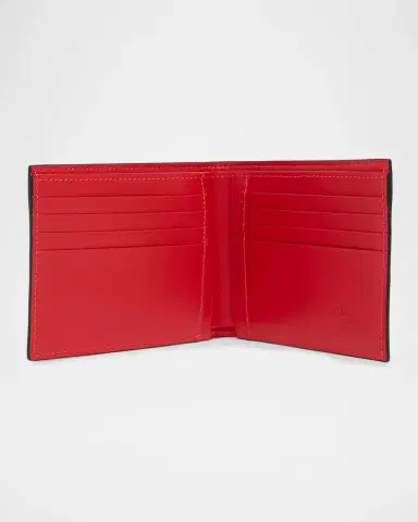 Christian Louboutin Men's Logo Leather Bifold Wallet | Thumbnail 2 Christian Louboutin Men's Logo Leather Bifold Wallet | Thumbnail 2