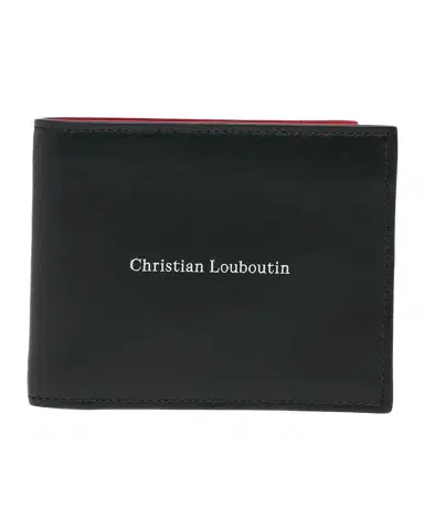 Christian Louboutin Men's Logo Leather Bifold Wallet | Thumbnail 1 Christian Louboutin Men's Logo Leather Bifold Wallet | Thumbnail 1