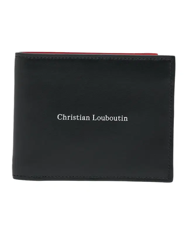 Christian Louboutin Men's Logo Leather Bifold Wallet