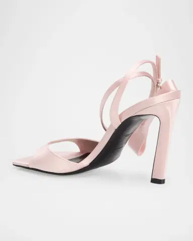 Givenchy 95mm Naked Satin Ankle-Strap Sandals | Thumbnail 2 Givenchy 95mm Naked Satin Ankle-Strap Sandals | Thumbnail 2