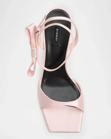 Givenchy 95mm Naked Satin Ankle-Strap Sandals | Thumbnail 4 Givenchy 95mm Naked Satin Ankle-Strap Sandals | Thumbnail 4