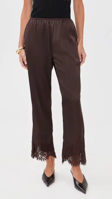 Bailey Rose Lace Trim Pants | Thumbnail 2 Bailey Rose Lace Trim Pants | Thumbnail 2
