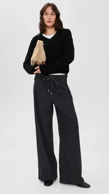 Vince Soft Flannel Drawstring Pants | Thumbnail 5
