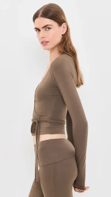 ÉTERNE Wrap Top | Thumbnail 4