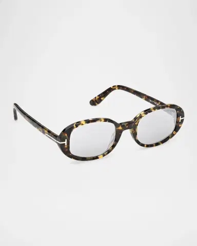 Tom Ford Iggy 49MM Acetate Oval Sunglasses | Thumbnail 8