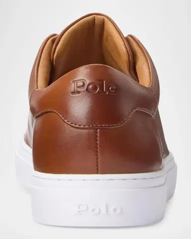 Polo Ralph Lauren Men's Jermain Leather Sneakers | Thumbnail 2