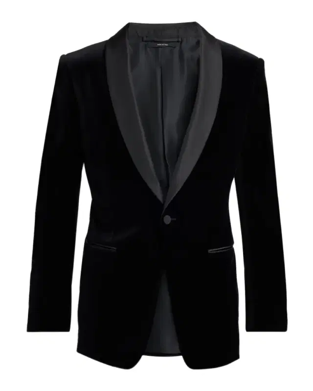 Tom Ford Men's Velvet Shawl-Lapel One-Button Dinner Jacket
