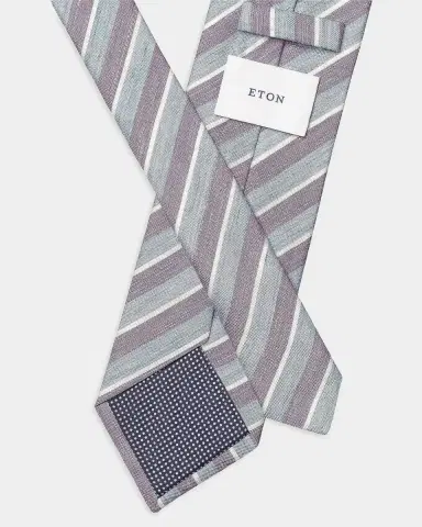 Eton Men's Striped Silk Tie | Thumbnail 2
