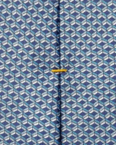 Eton Men's Geometric-Diamond Print Silk Tie | Thumbnail 3