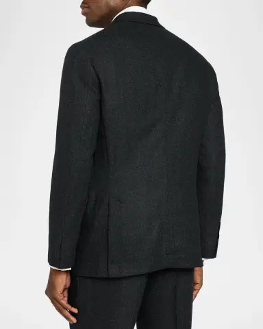 Brunello Cucinelli Men's Virgin Wool Suit | Thumbnail 5 Brunello Cucinelli Men's Virgin Wool Suit | Thumbnail 5