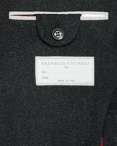 Brunello Cucinelli Men's Virgin Wool Suit | Thumbnail 7 Brunello Cucinelli Men's Virgin Wool Suit | Thumbnail 7