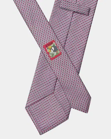 Eton Men's Geometric-Print Silk Tie | Thumbnail 2
