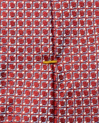 Eton Men's Micro Circle Silk Tie | Thumbnail 3