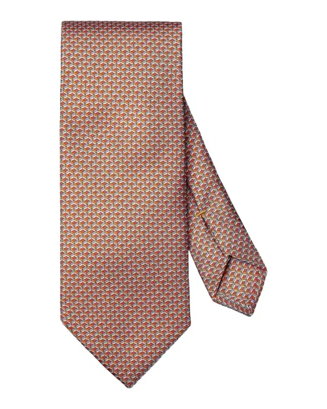 Eton Men's Geometric Silk Tie