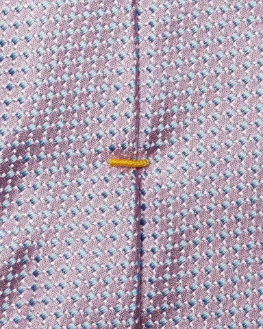 Eton Men's Geometric-Woven Linen Tie | Thumbnail 3