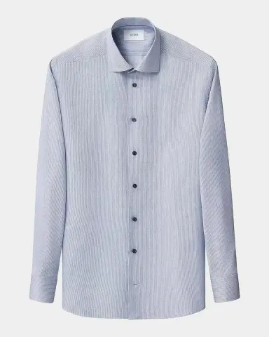 Eton Men's Slim Fit Stripe Sport Shirt | Thumbnail 7