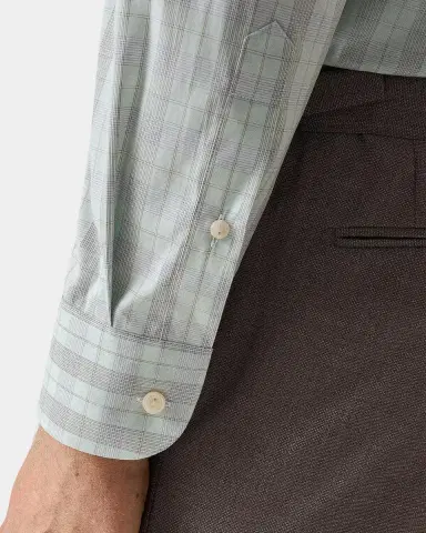 Eton Men's Contemporary Fit Plaid Sport Shirt | Thumbnail 7
