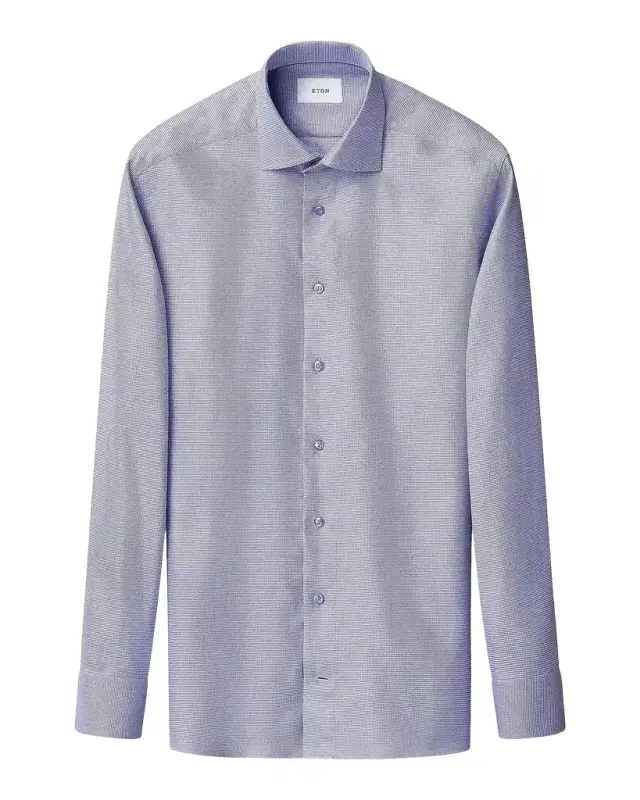 Eton Men's Contemporary-Fit Micro-Geometric Sport Shirt