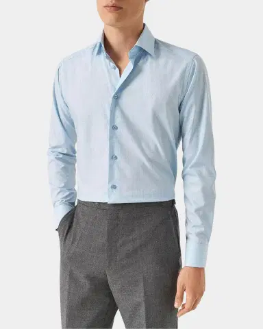 Eton Men's Contemporary-Fit Plaid Sport Shirt | Thumbnail 3