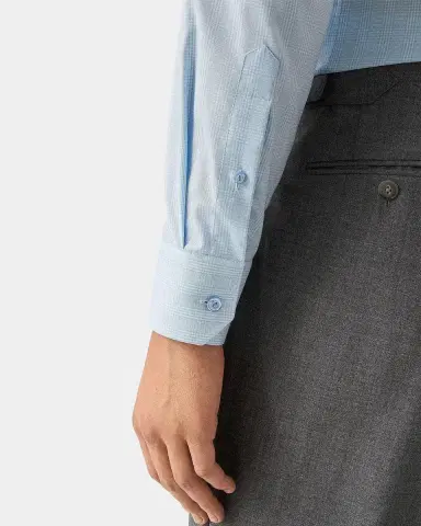 Eton Men's Contemporary-Fit Plaid Sport Shirt | Thumbnail 8