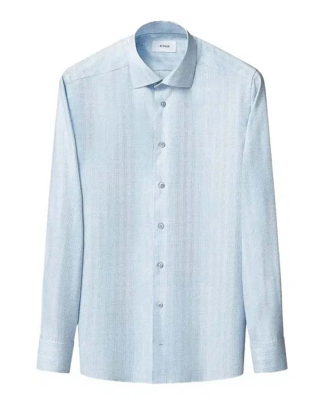 Eton Men's Contemporary-Fit Plaid Sport Shirt