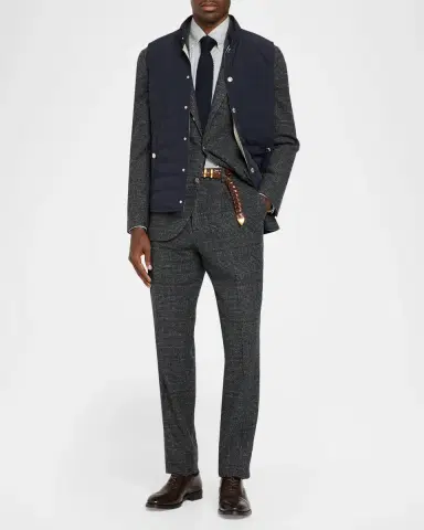 Brunello Cucinelli Men's Quilted Vest | Thumbnail 2 Brunello Cucinelli Men's Quilted Vest | Thumbnail 2