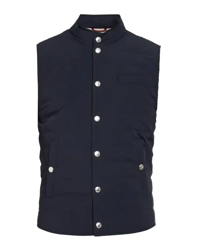 Brunello Cucinelli Men's Quilted Vest