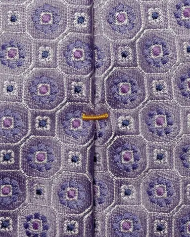 Eton Men's Floral Woven Silk Tie | Thumbnail 3 Eton Men's Floral Woven Silk Tie | Thumbnail 3