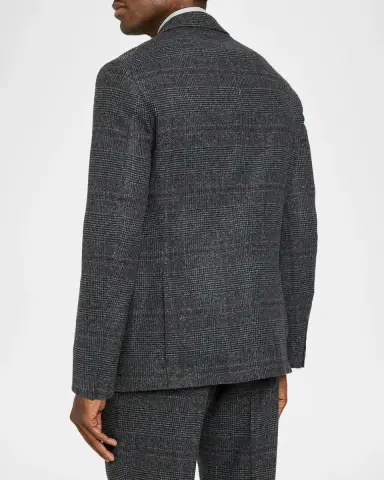 Brunello Cucinelli Glen Plaid Silk-Wool Blend Suit | Thumbnail 5 Brunello Cucinelli Glen Plaid Silk-Wool Blend Suit | Thumbnail 5