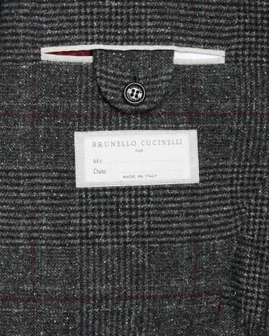 Brunello Cucinelli Glen Plaid Silk-Wool Blend Suit | Thumbnail 7 Brunello Cucinelli Glen Plaid Silk-Wool Blend Suit | Thumbnail 7