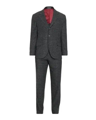 Brunello Cucinelli Glen Plaid Silk-Wool Blend Suit | Thumbnail 1 Brunello Cucinelli Glen Plaid Silk-Wool Blend Suit | Thumbnail 1
