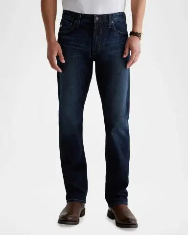 AG Jeans Protege Dark-Wash Straight-Leg Jeans | Thumbnail 4