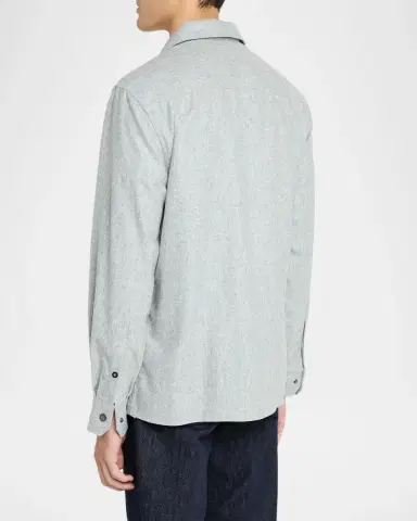 Brunello Cucinelli Men's Padded Wool Jacket | Thumbnail 3 Brunello Cucinelli Men's Padded Wool Jacket | Thumbnail 3