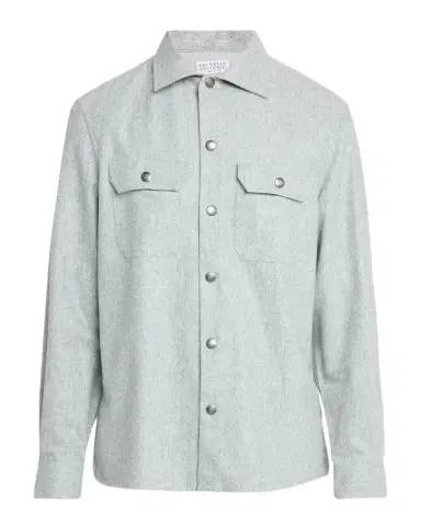 Brunello Cucinelli Men's Padded Wool Jacket | Thumbnail 1 Brunello Cucinelli Men's Padded Wool Jacket | Thumbnail 1
