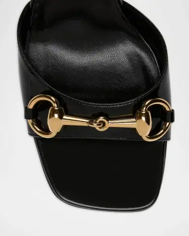 Gucci 85mm Signora Leather Ankle-Strap Sandals | Thumbnail 4 Gucci 85mm Signora Leather Ankle-Strap Sandals | Thumbnail 4