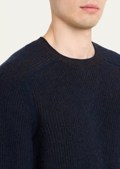 Sease Men's Dinghy Crewneck Cashmere Sweater | Thumbnail 5