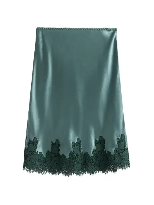 DÔEN Women's Elowette Silk & Lace Midi-Skirt